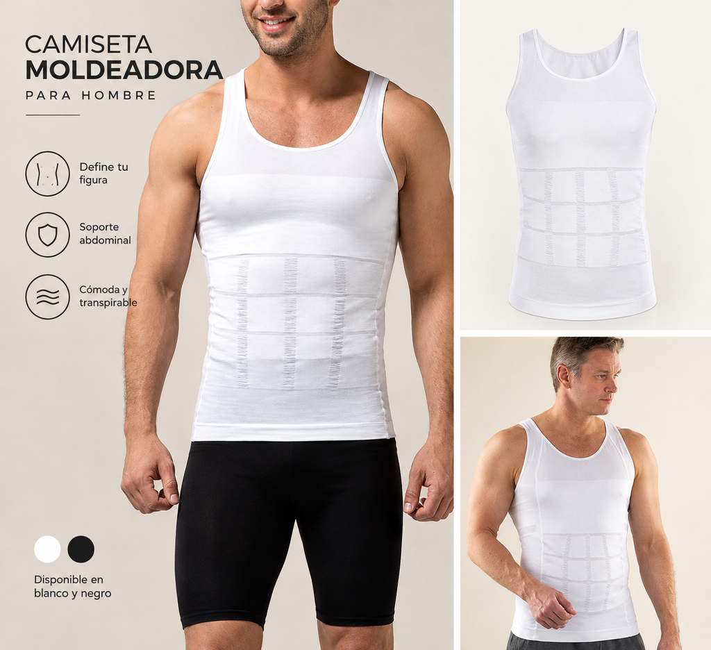 CAMISA MODELADORA PARA CABALLERO